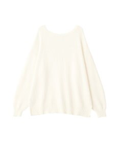 YECCA VECCA 2wayヘンリーネックルーズニット