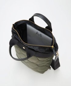 TOPKAPI 【Breath TOPKAPI】RIPPLE リプル キルティング ショルダー付き 縦型 トートバッグ / 撥水 / 軽量