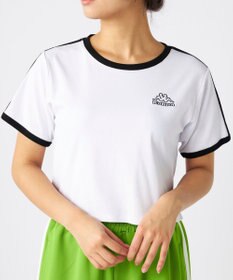 OP／FILA 【Kappa】ワンポイント 半袖リンガーTシャツ