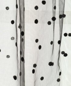 AMERICAN HOLIC ドットフロッキーレイヤードチュールスカート