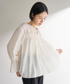 UNFILO ドビーデシン ブラウス