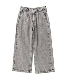 CRAFT STANDARD BOUTIQUE ハイブリーチケミカル加工デニムワイドパンツ