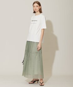 ICB 【接触冷感・UVケア・洗える】ロゴＴＥＥ カットソー