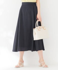 ANY SIS 【洗える】エアリーストライプ スカート