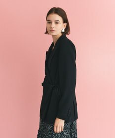 GRACE CONTINENTAL サテンボウ付テーラードジャケット