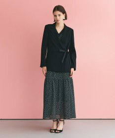 GRACE CONTINENTAL サテンボウ付テーラードジャケット