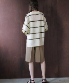 YECCA VECCA 【尾崎紗代子さん着用】タックハーフパンツ