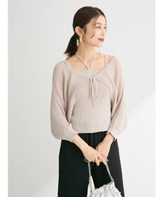 Green Parks ・swing by SET2点ニットボレロ&ニットキャミ