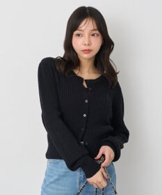 earth music&ecology ミニケーブルコンパクトカーディガン