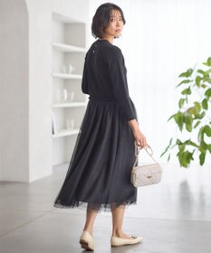 23区 【洗える】チュールコンビ ワンピース