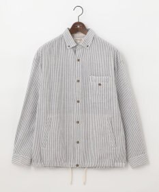 JOSEPH ABBOUD MOUNTAIN 【SPACE／UNISEX】オーガニックコットンリネンドライサッカー シャツ