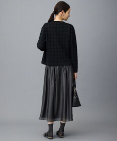 自由区 L ジオメトリックアセテート カーディガン