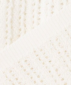 uncrave シースルーケーブルニット ノースリーブトップス