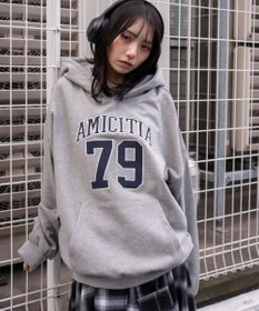 WEGO グラフィックビッグプルパーカー