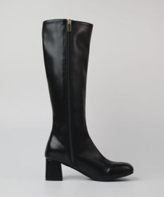 BONTRE 【PRECIEUX JOUET/プレシュウジュエ】オブリークジップロングブーツ