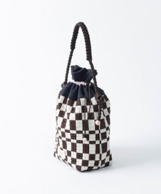 TRICOTE ピクセル巾着ポーチバッグ