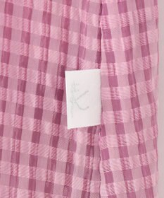 組曲 KIDS 【150-160㎝】ギンガムサッカー ワンピース