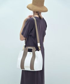 Hekhèr Le Style de Vie 新色追加【日本製 / 2WAY】PUコートコットンキャンバス トートバッグ medium