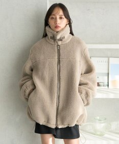 earth music&ecology ボアルーズブルゾン