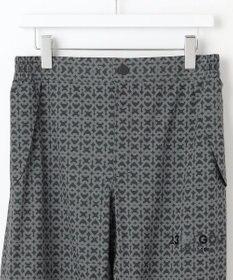 23区GOLF 【MEN】モノグラム レインパンツ  2WAYストレッチ 透湿防水 防風 撥水 ポケッタブル