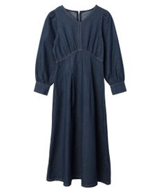 Green Parks ・ＥＬＥＮＣＡＲＥ　ＤＵＥウエストタックデニムワンピース