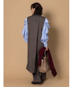 Te chichi 【泉 里香さん着用・Oggi.jp10/23掲載】ラッフルスリーブシャツ