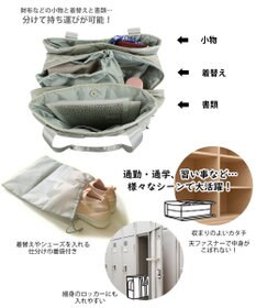 ROOTOTE 1162【大容量:キャリーケース装着可能】SC.グランデボックス.グリスン-A