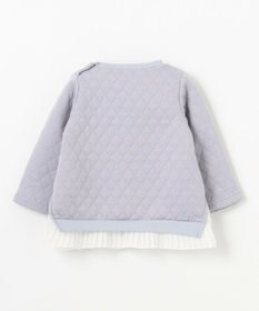 組曲 KIDS 【90-100㎝】ハートキルトジャガード トレーナー