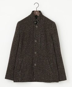 JOSEPH ABBOUD 【洗える】ツィーディーフリース ブルゾン