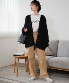 WEGO 【軽量】ブラッシュニットBIGカーディガン