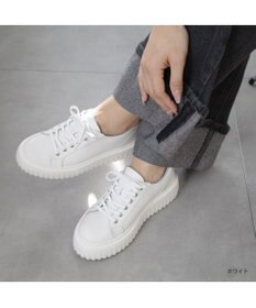 Pointer 日本製 レースアップ厚底スニーカー