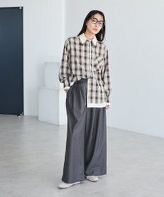 CRAFT STANDARD BOUTIQUE レイヤードライクチェックシャツ