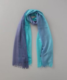 AURORA 【 LANVIN COLLECTION（ランバン コレクション） 】カシミヤ100%薄手オンブレーストール