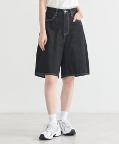 earth music&ecology デニムハーフパンツ