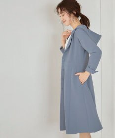 Tiaclasse L 【新色追加・洗える】フーデッドフレアコート