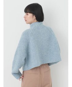 earth music&ecology フワフワＭＩＸハイネックショートニット