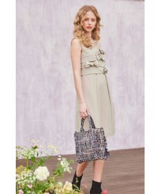 TOCCA 【洗える・消臭・吸水速乾・接触冷感・UVケア】RIBBON KNOT DRESS ドレス