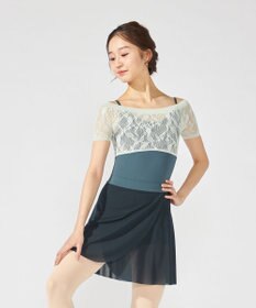 Chacott ハーフスリーブレオタード