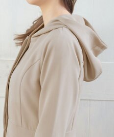 Tiaclasse L 【新色追加・洗える】フーデッドフレアコート