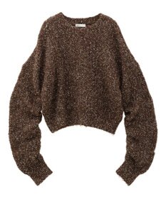 CRAFT STANDARD BOUTIQUE シャーリングスリーブニットプルオーバー