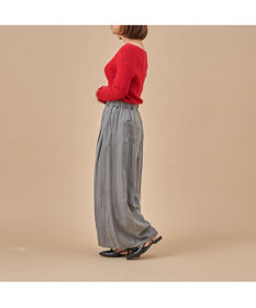 MODE ET JACOMO <carino>グリッターコンビフラットシューズ