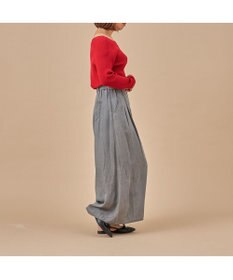 MODE ET JACOMO <carino>グリッターコンビフラットシューズ