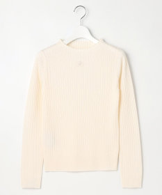 Feroux 【洗える】ロゴリブ プルオーバー ニット