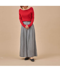 MODE ET JACOMO <carino>グリッターコンビフラットシューズ