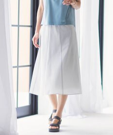 J.PRESS LADIES L 【洗える】シアートリコット フレアー スカート