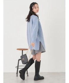 earth music&ecology ふわふわメランジチュニック