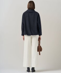 ICB L 【洗える】 トスカーナフリース ハーフジッププルオーバー