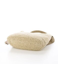 UNBILLION カシュカシュ cachecache / 下がりグログラン地柄編みトート カゴバッグ