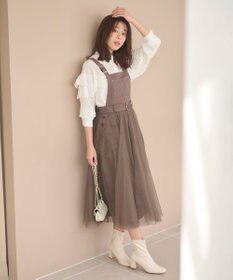 Feroux 【洗える】フリル ブラウス