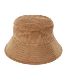 MOONBAT FURLA コール天バケットハット／ロゴ刺繍